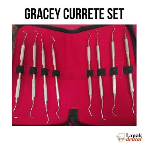 Jual Dental Gracey Currette Set Pouch Kuret Gracey Shopee Indonesia