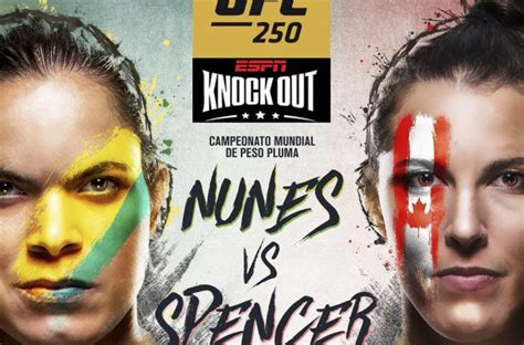 Ufc Nunes Vs Spencer El S Bado X Espn Knock Out El Round Final