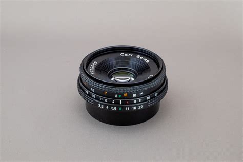 43％割引ブラック系ニコンfマウント激安大特価！ 美品contax Cy マウント Zeiss 45mm パンケーキ F28 レンズ