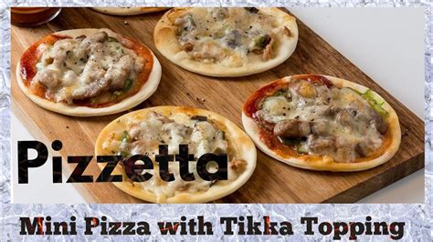 Pizzetta Mini Pizza with Tikka Topping ميني بيتزا مع دجاج تكا