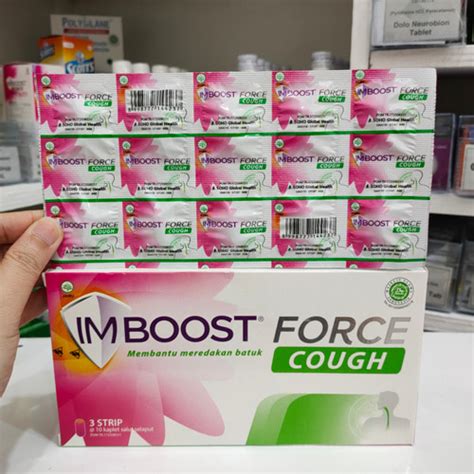 Jual Imboost Force Cough Strip Isi 10 Tablet Original Soho Jakarta