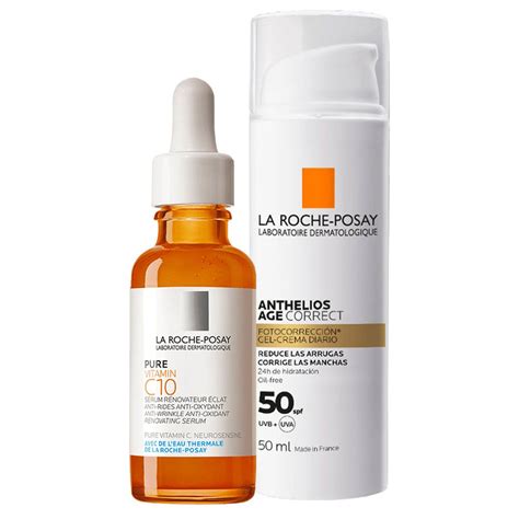 La Roche Posay Combo Pure Vitamin C10 Sérum Anthelios Age Correct