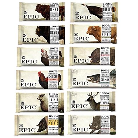 Epic - Epic Bars Variety Pack, 12 Flavors (12 Pack) | Pricepulse