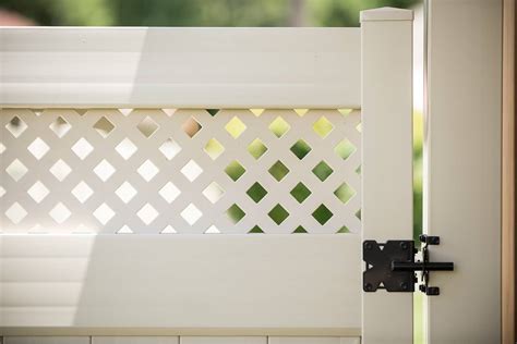 Vinyl Fence - Gate Latch - Tan Aberdeen | Superior Fence & Rail, Inc.