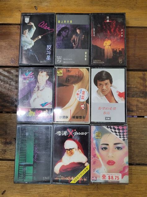 Cassette 譚詠麟 陳百強 張國榮 羅文 梅艷芳 Hobbies And Toys Music And Media Cds And Dvds On Carousell