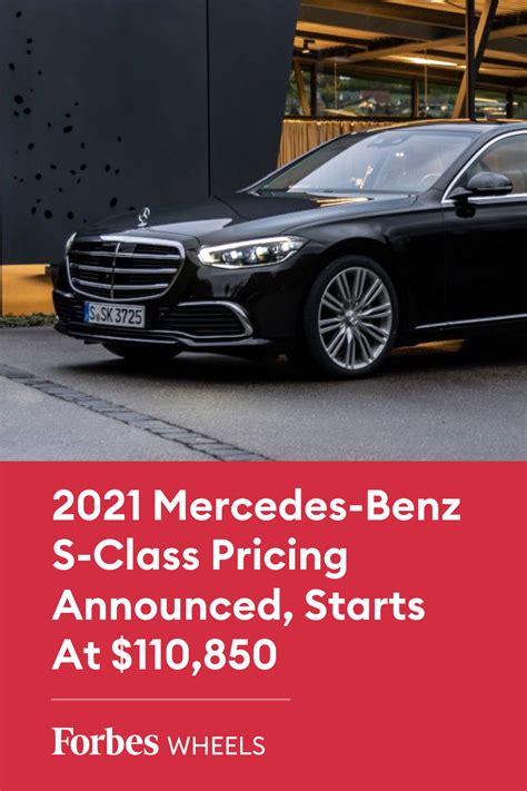 2021 Mercedes Benz S Class Pricing Announced Starts At 110850 Mercedes Benz S Class Benz