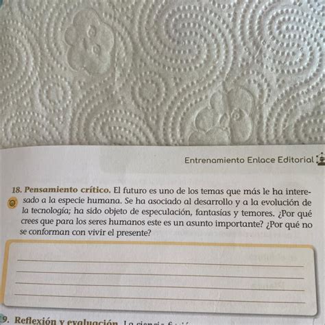 Alguien Me Podr A Resolver Estos Puntos De La Cartilla De El Libro