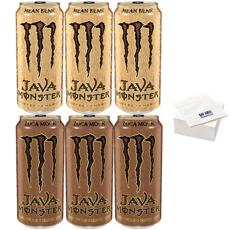 Buy Monster Energy Drinks Oz Cans Pack Of Java Variety With Bay