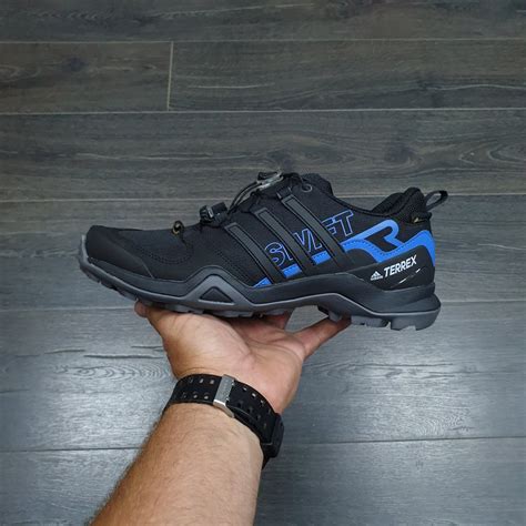 Чёрно-синие мужские и подростковые кроссовки Адидас Терекс | Adidas ...