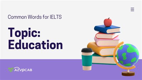 90 Common Words Of The Topic Education For The IELTS Exam Azvocab Ai