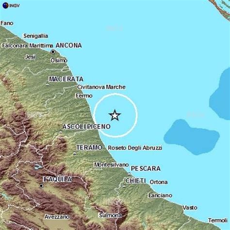 Quattro Scosse In Poche Ore Il Terremoto Fa Paura Ad Ascoli