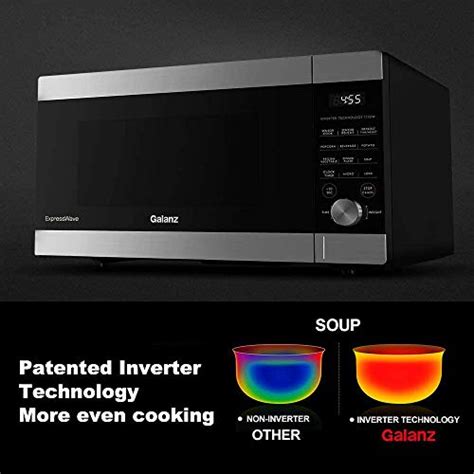 Galanz Microwave Oven Expresswave With Patented Inverter Technology Sensor Reheat 10 Variable