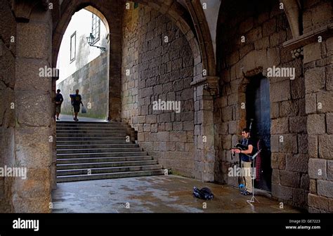 Arch That Connects Praza Da Inmaculada With Praza Do Obradoiro