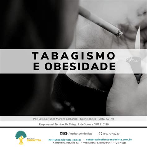 TABAGISMO E OBESIDADE Instituto EndoVitta