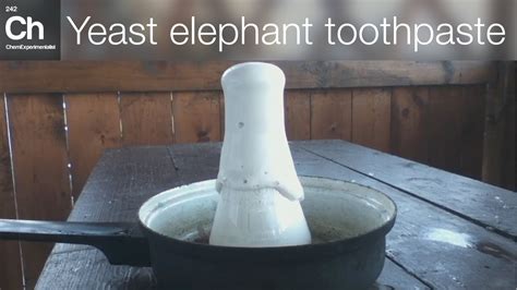 Make Elephant Toothpaste From Baking Yeast Youtube