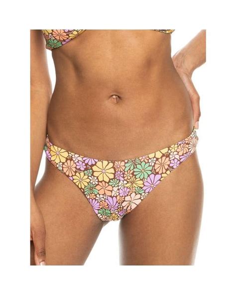 Roxy All About Sol High Leg Bikini Bottoms Lyst UK