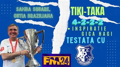 FM24ROMANIA Tactica Lui Gica Hagi In FM24 Tiki Taka 4 2 2 2 Cutia