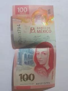 Billete De Pesos Sor Juana Ines De La Cruz Serie Aa Mercadolibre