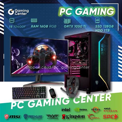 Jual Pc Gaming Desain Fullset I F Ram Gb Vga Gtx Gb Hdd