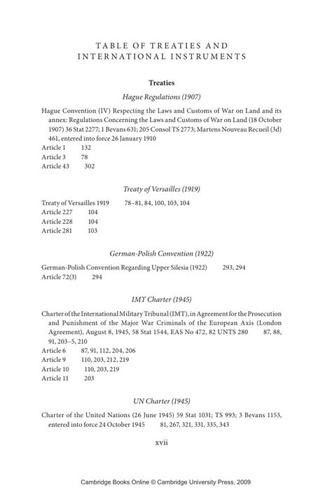 Table Of Treaties And International Instruments System Criminality In International Law