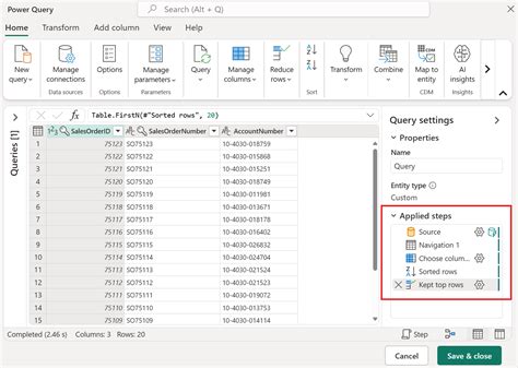 Understanding query evaluation and query folding in Power Query - Power Query | Microsoft Learn