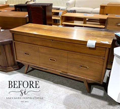 Faux Wood Painted Cedar Chest Salvaged Inspirations