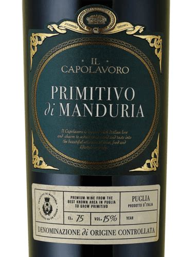 Il Capolavoro Primitivo Di Manduria Vivino Us