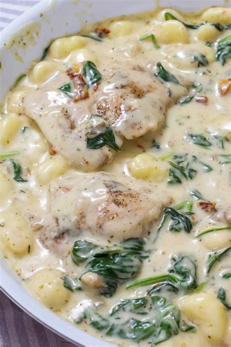 Creamy Chicken And Gnocchi Dinner Mindy S Cooking Obsession