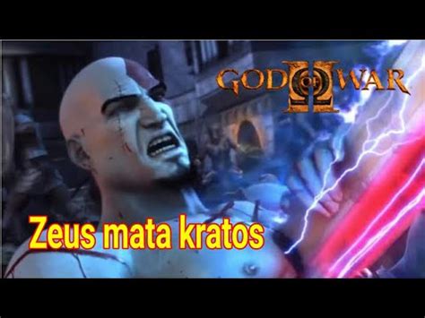 God Of War 2 Zeus Mata Kratos LEGENDADO YouTube