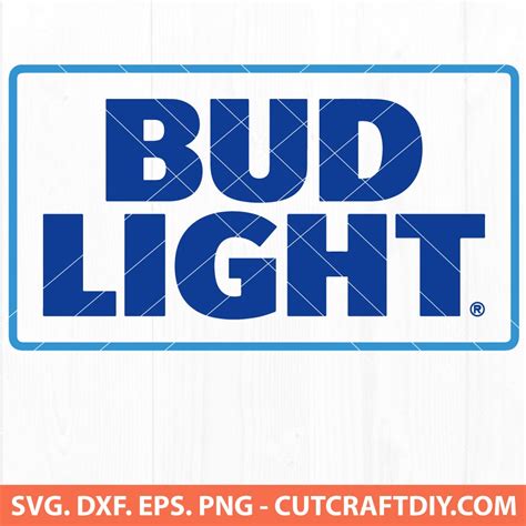 Bud Light Svg Bud Light New Logo Svg Png Dxf Eps Cutting Files For