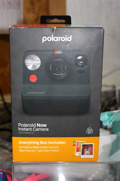 Polaroid NOW Instant Camera Everything Box Generation 2 Black New In