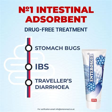 Enterosgel Tube 225g IBS Treatment For Diarrhoea Abdominal Pain