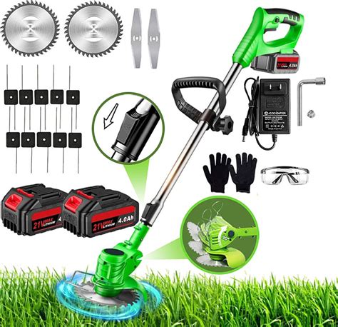 Amazon Electric Weed Wacker Cordless Eater 21V Battery Powered