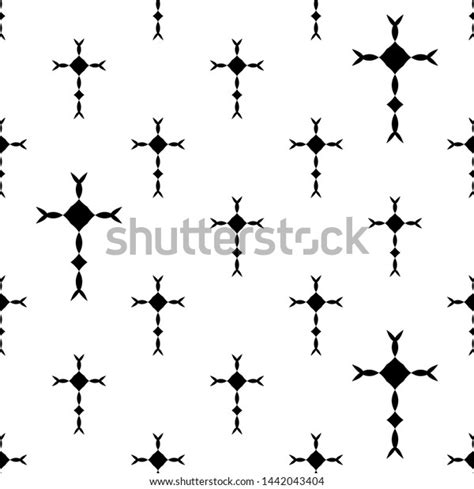 Christian Cross Seamless Pattern Vector Art Stock Vector Royalty Free