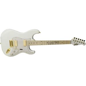 Guitarra Seizi Strato Vintage Ronin Hh White Gold Branco Brilhante