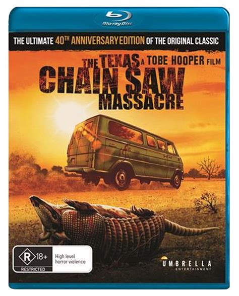 Texas Chain Saw Massacre 40th Anniversary Edition Blu Ray