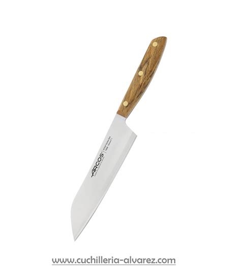 Cuchillo ARCOS Santoku 166600 Serie NORDIKA Y Acero Forjado NITRUM