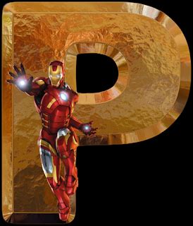 Abecedario Con Iron Man Iron Man Alphabet Oh My Alfabetos