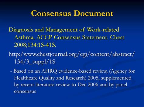 Ppt Diagnosis Of Work Related Asthma Powerpoint Presentation Free