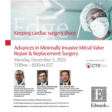 Advances In Minimally Invasive Mitral Valve Repair Replacement