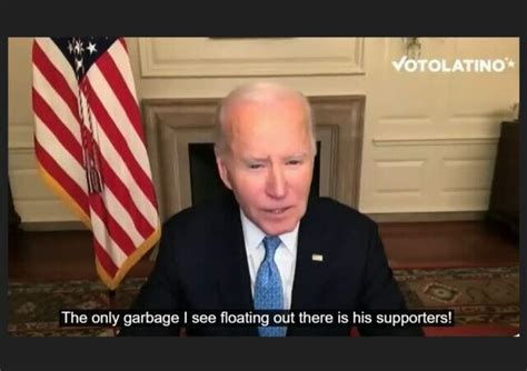 Media ‘republicans Pounce On Biden Calling Trump Supporters Garbage