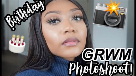 Grwm Photoshoot Glitter Eyes Youtube