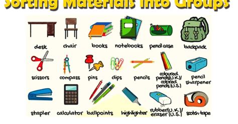 Sorting Materials Into Groups