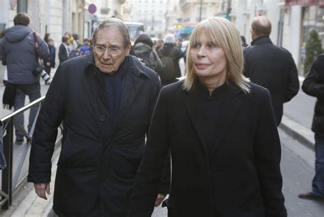 Photo Robert Hossein Et Sa Femme Candice Patou Hommage Roger