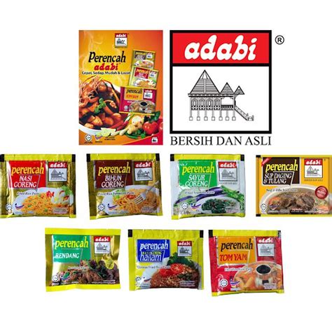 Adabi Perencah 5 Pack Nasi Gorengbihun Gorengmee Goreng 30g