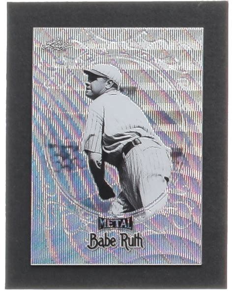 Babe Ruth 2019 Leaf Metal Babe Ruth Collection Wave 4 Pristine Auction