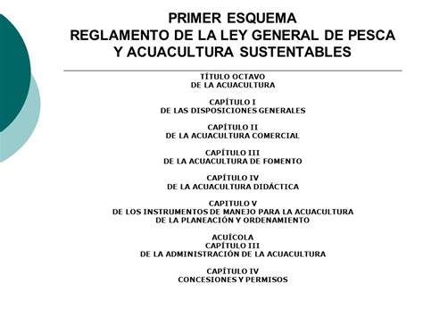 Reglamento De La Ley General De Pesca Pesca Informaci N