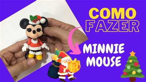 Diy Como Fazer Minnie Mouse De Porcelana Fria Cold Porcelain