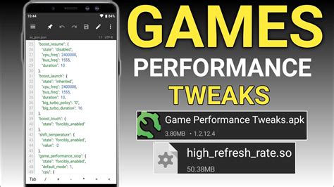 Games Performance Tweaks High Refresh Rate Fix Lag Max Fps No