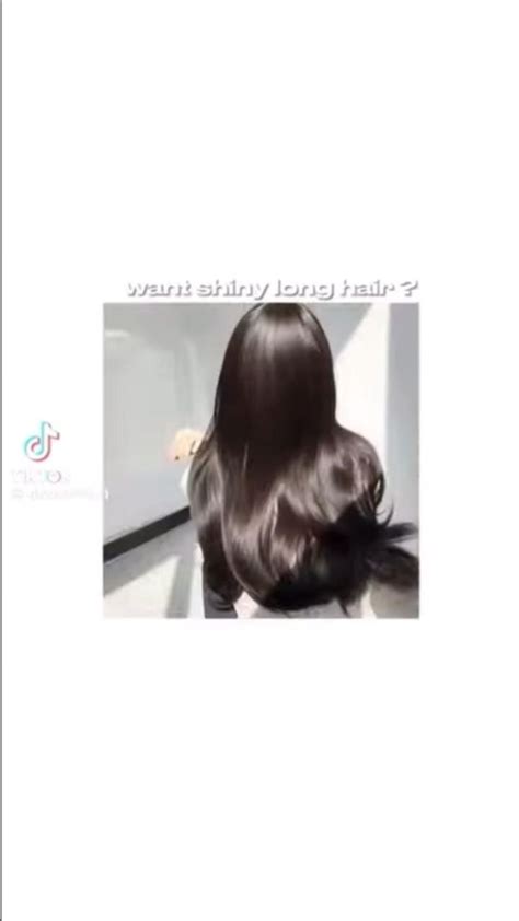 shiny hair tips